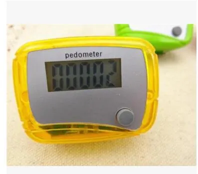 Partihandel Pocket LCD-pedometer Mini Singelfunktion Pedometer Stegräknare LCD-körningsstegmätare Digital Walking Counter