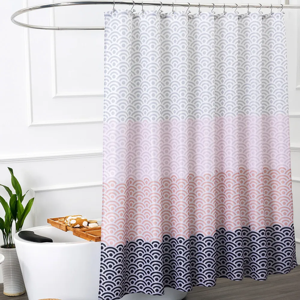 Forro de cortina de ducha impermeable blanco para baño, 72 x 72 pulgadas