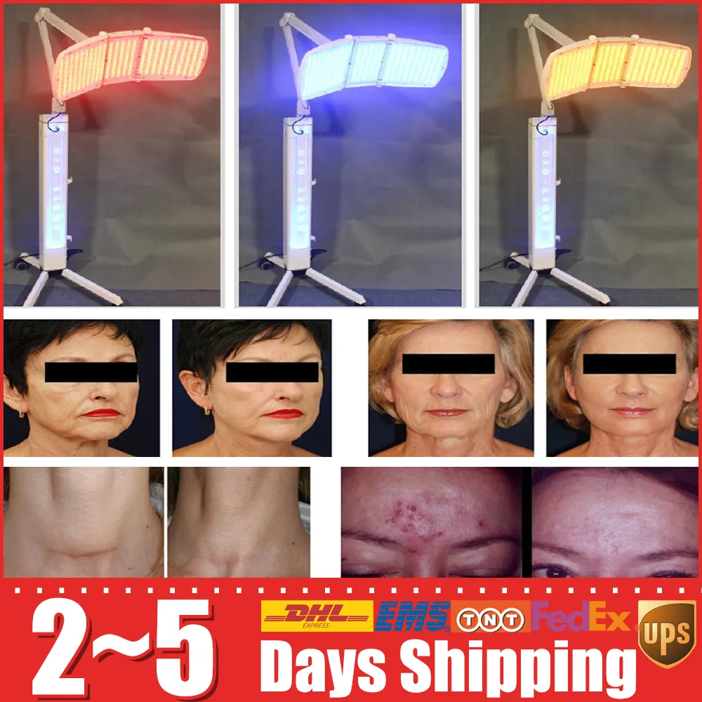 LED Skin Rejuvenation Lamp with Photon Therapy for Wrinkle Removal and ...