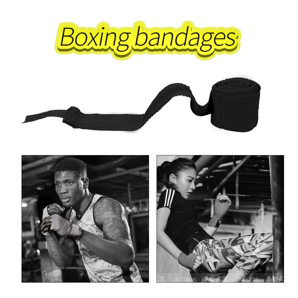 Envoltórios de mão encaixotes boxe bandagens de pulso protector de punho de punho para boxe kickboxing muay thai