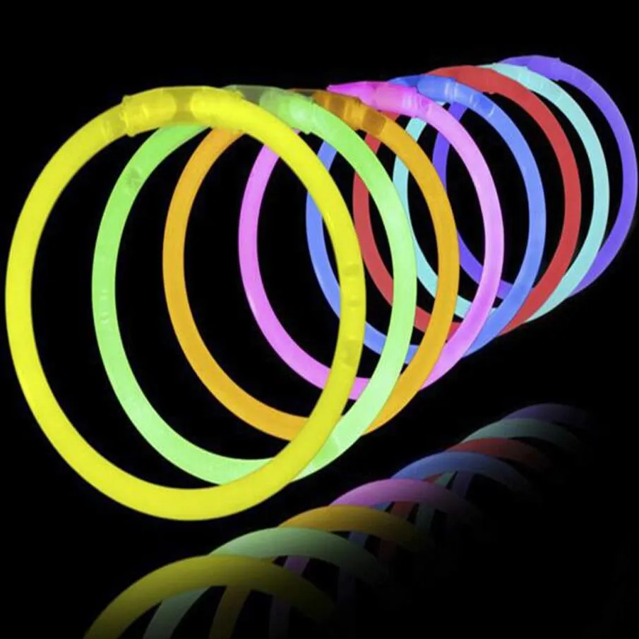 Nieuwheid verlichting Glow Stick Bracelet kettingen Neon Party LED Flashing Light Sticks Wand Noves Toy Laed Vocal Concert LED's Flash Usalight