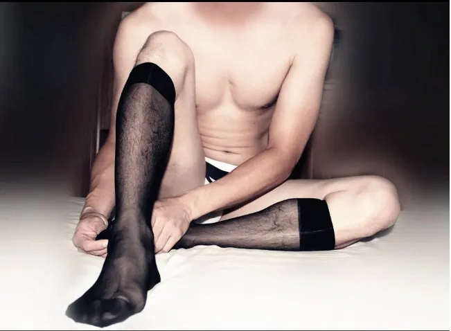 Оптом- извините черный мужской костюм сексуальные шелковые носки чистые мужские формальные носки самого высокого качества прозрачные мужские шланг