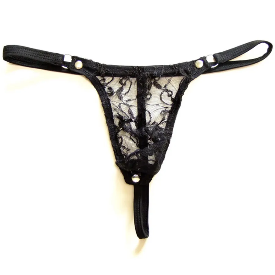 Nitar design sexig spets thongs män sissy underkläder transparent manlig bikini g-strängar sömlös rolig thong för man s1015