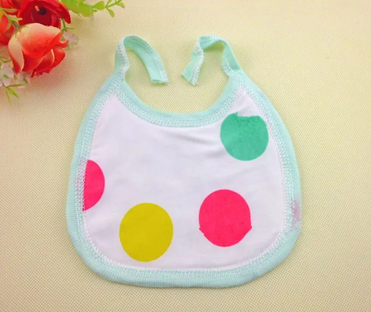 Mix colors new design Baby accessories cotton feeding baby Feed newborn cartoon Slobber Bib Baby T2I042