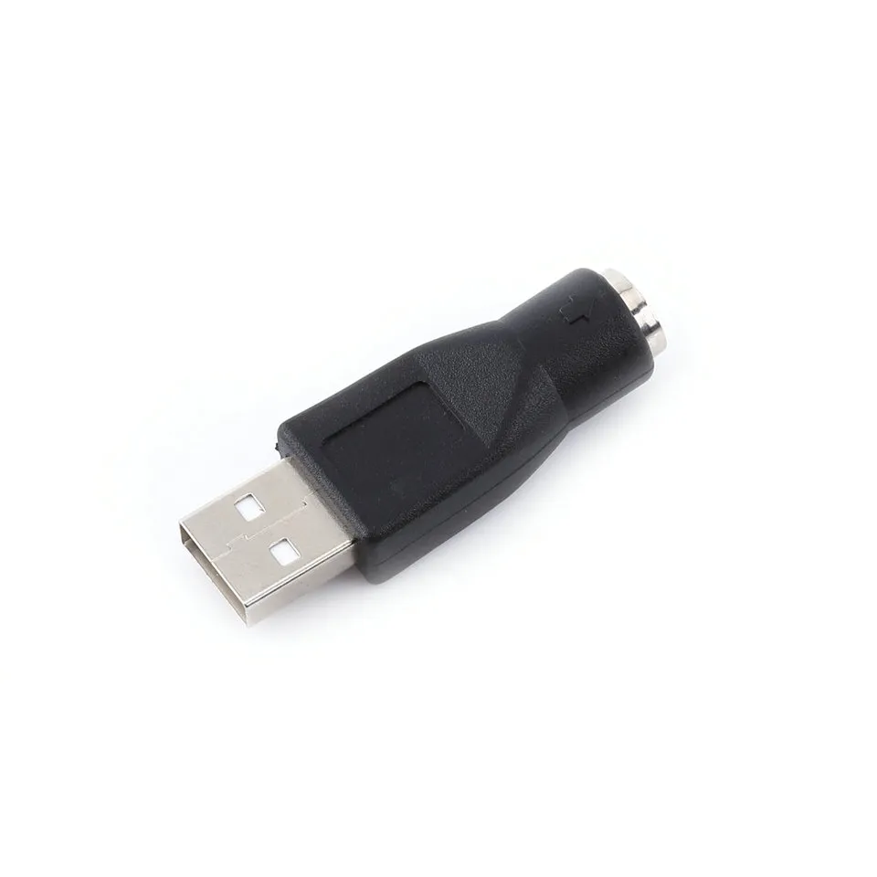 USB 2.0 A Male To PS/2 Female Adapters Converter Connector For PC