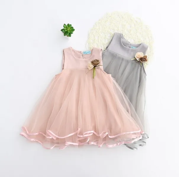 summer girls dress baby lace flower fancy skirts kids tutu skirt children beautiful dresses for choose