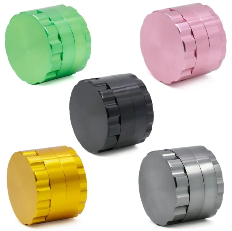 New four story aluminum alloy diameter 63MM chamfering new tooth grinding cigarette lighter