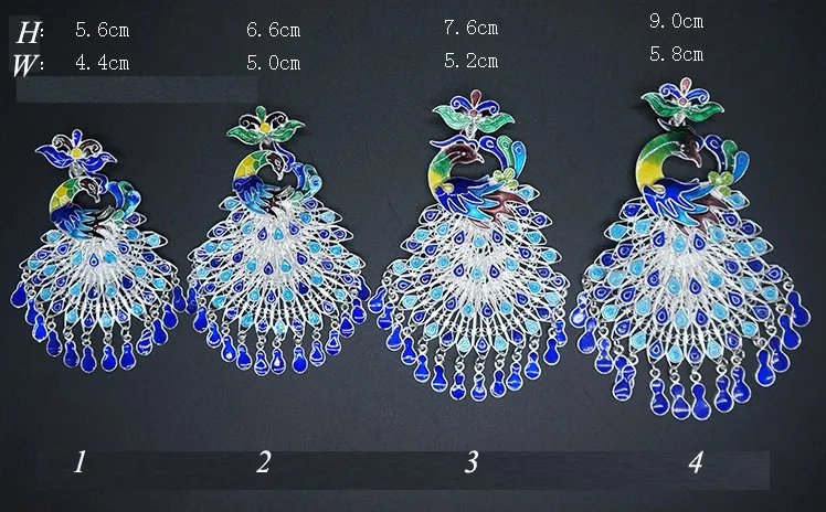 Sterling zilveren sieraden Cloisonne Peacock Hanger Chinese Phoenix Ketting Sieraden Charms voor Vrouw Huwelijksverjaardag Gift