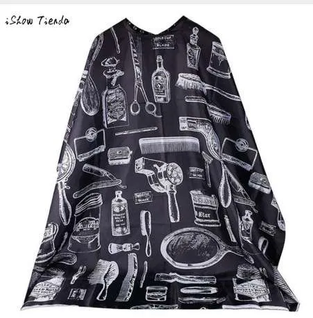 Cape de coiffure professionnelle couverture coupe Salon de coiffure usage domestique tissu de cheveux imperméable Salon robe de barbier Cape pour coiffeur