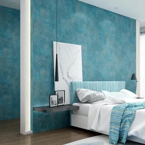 Europeisk modern stil tapeter vardagsrum bakgrund tapet 3d vägg papper nonvävd heminredning blå vägg papper roll