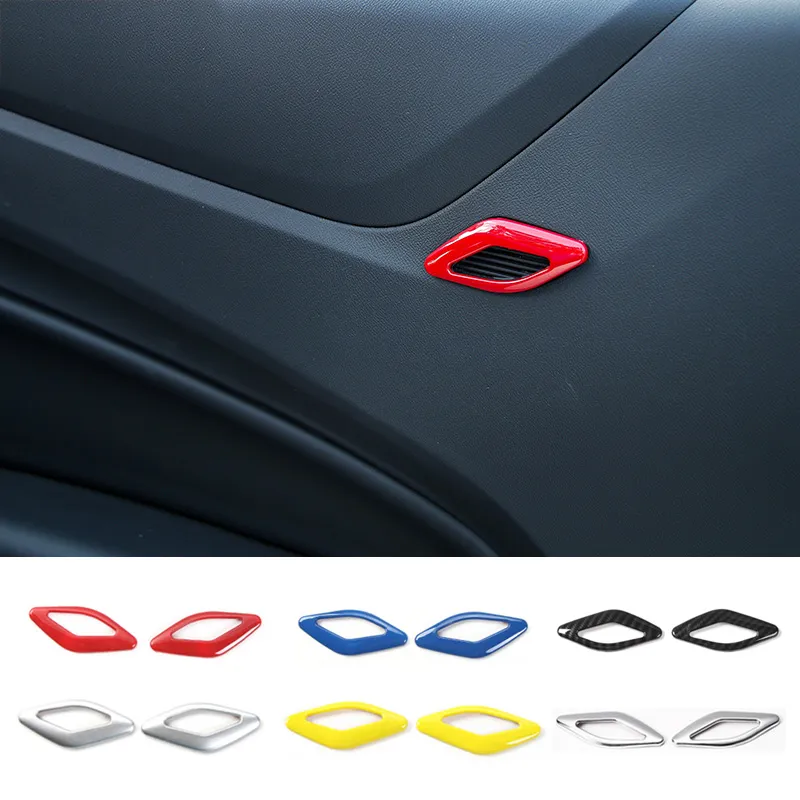 Cubierta de altavoz para puerta de coche, altavoz ABS, anillo decorativo para Chevrolet Camaro, accesorios interiores para automóviles