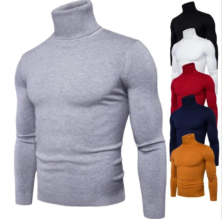 Thick Turtleneck Sweaters For Men
