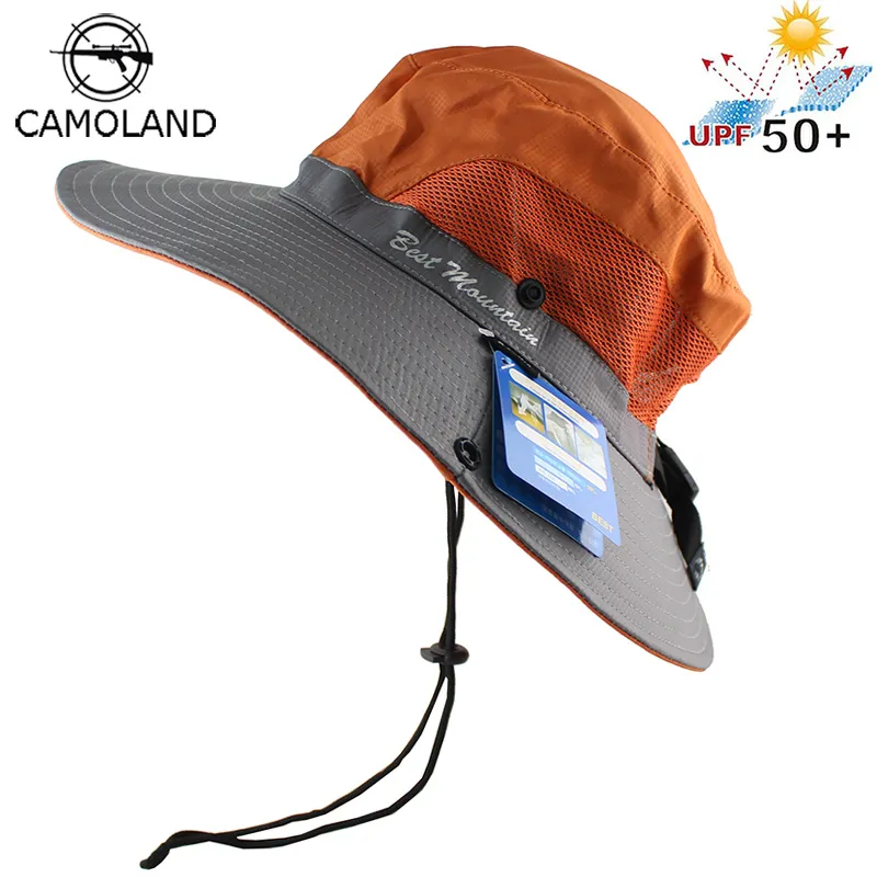 Waterproof UPF 50+ Sun Hat Bucket Summer Men Women Fishing Boonie Hat Sun  UV Protection Long Large Wide Brim Hats Bob Hiking Outdoor From Whatless,  $21.03