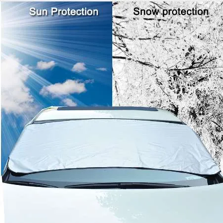 Kayme Auto Windschutzscheibe Sonnenschutz Auto Windschutzscheibenschutz  Anti Frost Schnee Eis Windschutzscheibenabdeckung Für BMW Lada Toyota Von  7,88 €