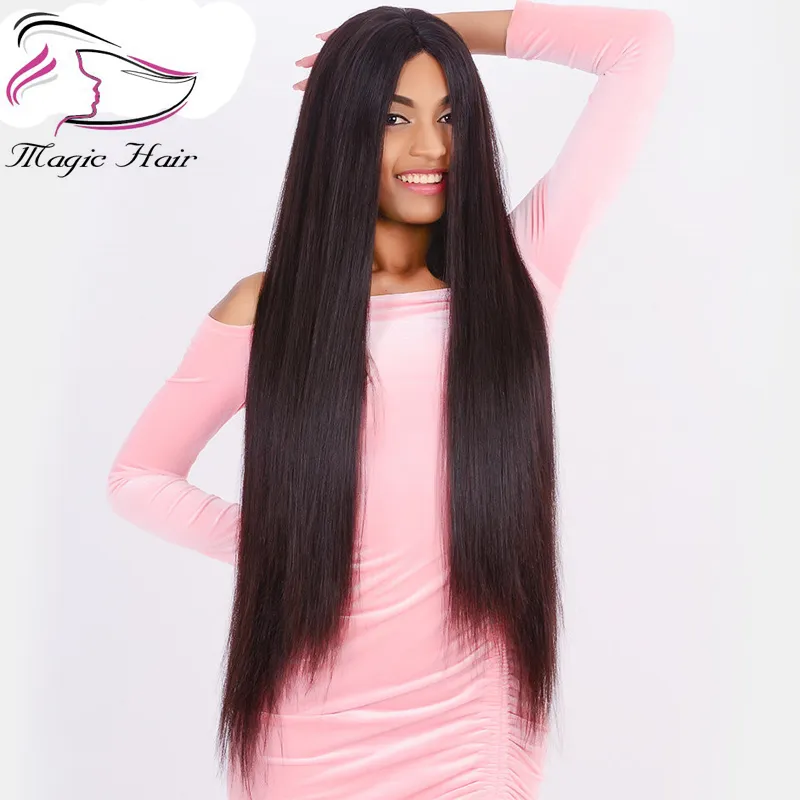 Brazilian Straight Hair Silk Base Lace Front Wigs Adjustable Pre Plucked Lace Frontal Human Hair Wigs Glueless Wigs Women bleached knots