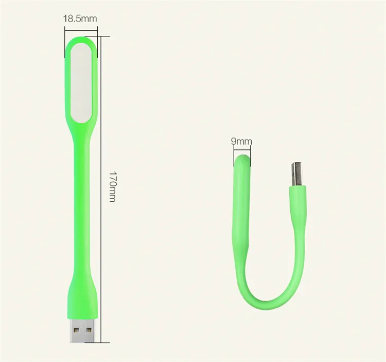 OEM USB الصمام مصباح الصمام الخفيفة المحمولة مرنة انحناء Xiaomi USB الخفيفة لأجهزة الكمبيوتر المحمول الكمبيوتر اللوحي قوة البنك USB الأدوات