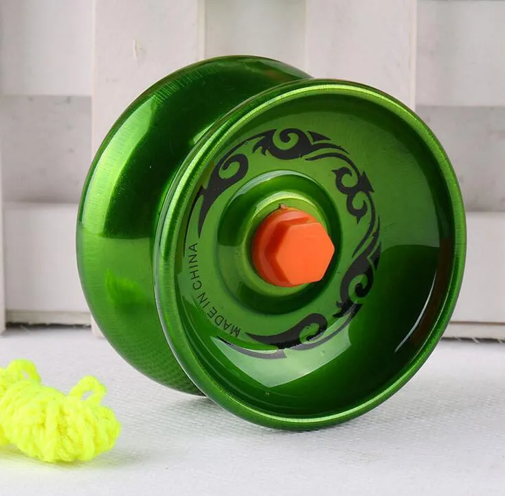 Metallo Fidget Gyro Metallo YoYo Design Ad alta velocità Professionale YoYo Ball Bearing String Trick Yo-Yo Kids Magic Juggling Toy