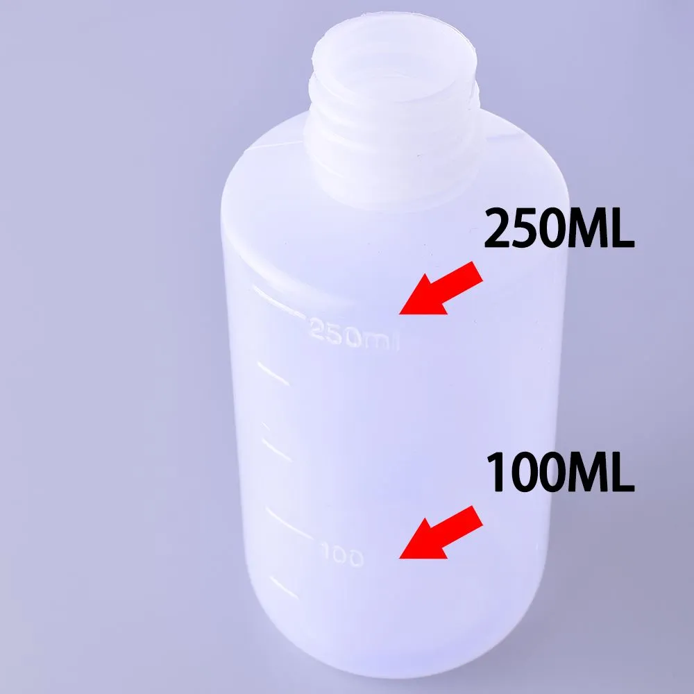 3st 250 ml icke-spray diffuser tvättpress tatuering flaskan grön tvål bläck tvättplast tatuering accessorier klar plast tatuering tvätt rengöring