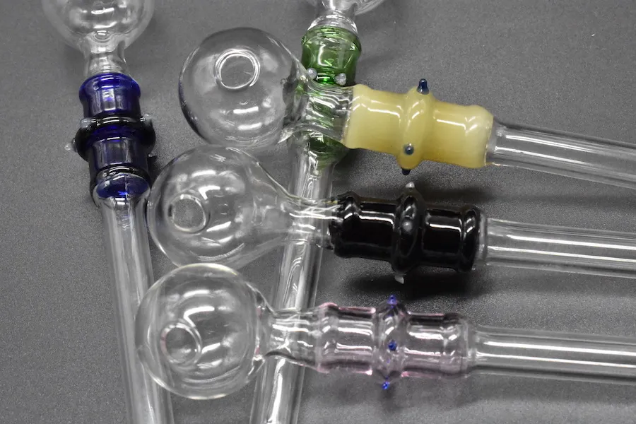 Sul Bilanciatore Bruciatore A Nafta In Vetro Pipa In Vetro Pipa Spessa