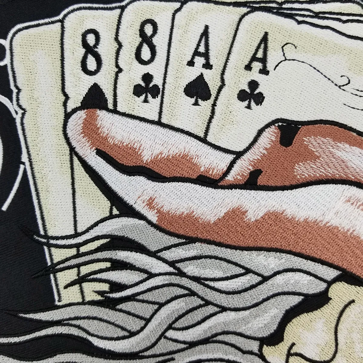 Aazon.co: Dead ans Hand Ace of Spade Outlaw C Jacket Vest Back