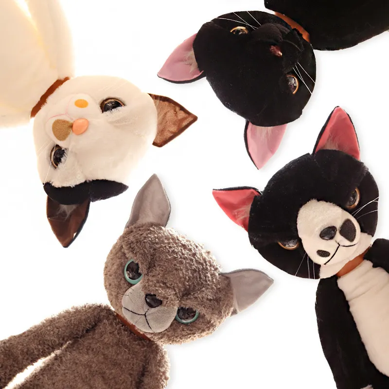 40CM bonito macio Plush Gatos dos desenhos animados Toy Stuffed Japão zero gatinho Presentes Peluche afiada Paw aniversário criativa para crianças LA067