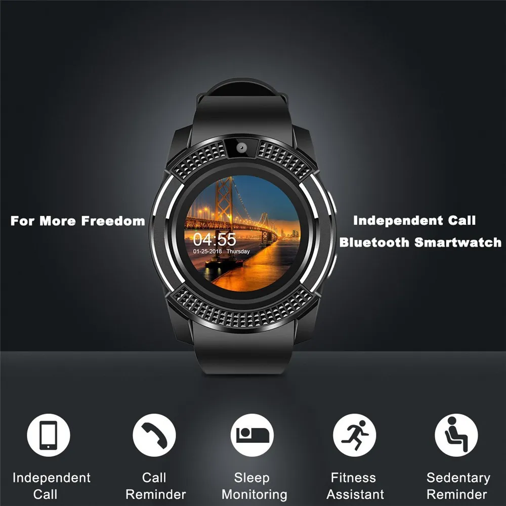 V8 Smart Watch Bluetooth Camera MTK6261D SmartWatch For IOS Android Phone Support Sim TF Card Slot Wristbands Clock From Superheadset 10.01 DHgate.Com