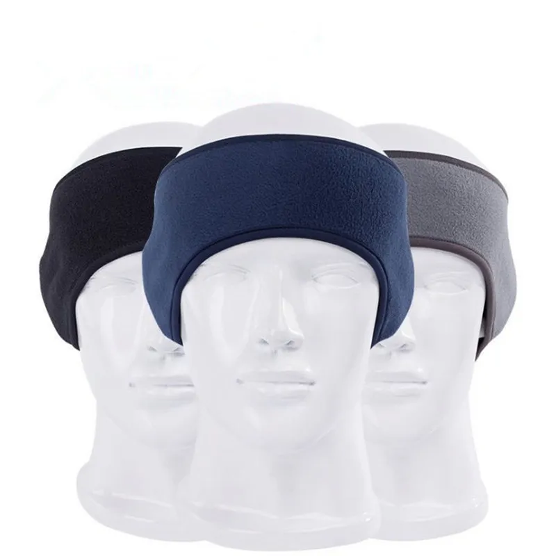 Partihandel Vinter Ear Muffs Headband Unisex Ear Warmer Polar Fleece Hair Band Varm Headbands Ski Ear Warmer Out330