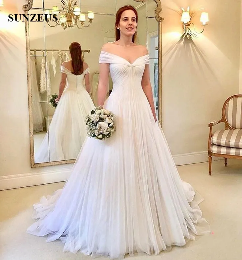 Vestido de Noiva Princesa de Ombro a Ombro em Tule Ilusion. e Saia de Tule  com Barrado, Roupa de Casamento Feminina Mãe De Noiva Usado 82270532