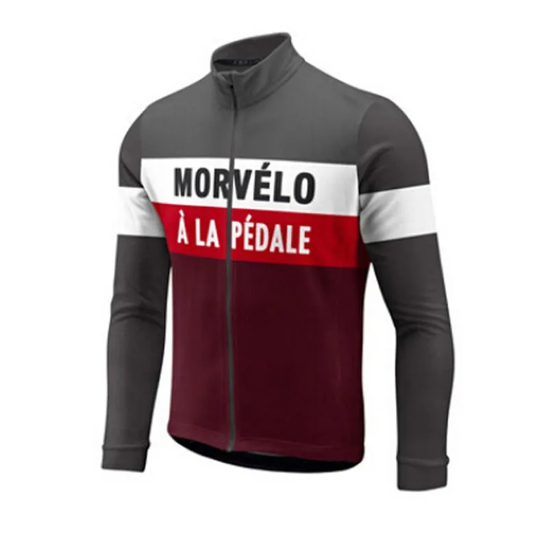 فريق Morvelo ركوب الدراجات بأكمام طويلة جيرسي في الهواء الطلق 2018 قميص الدراجات دراجة سباق Mtb الدراجة الملابس الملابس E23