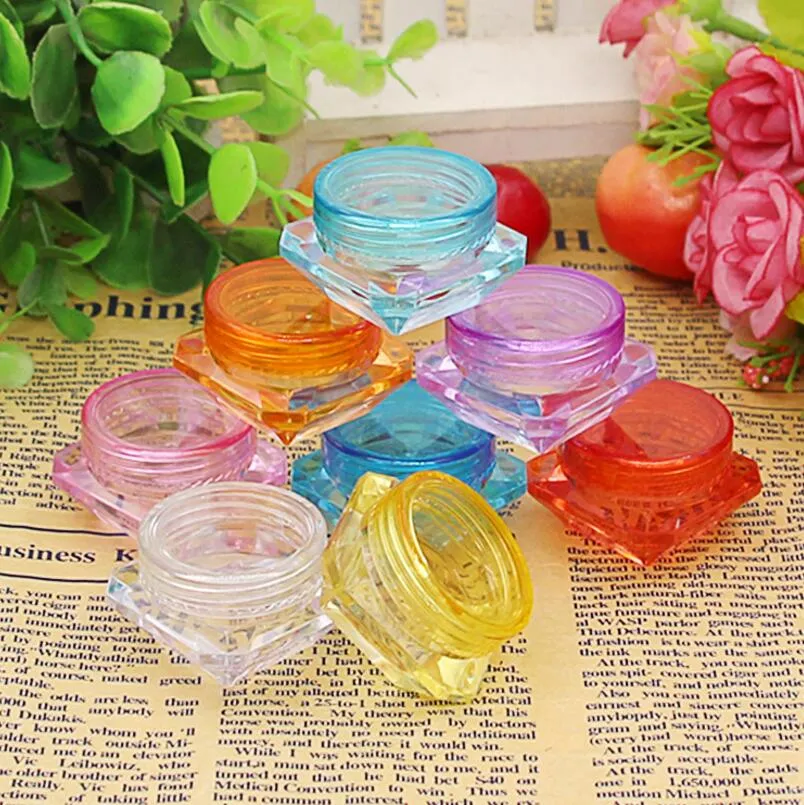 Plastic Wax Containers Jar Box Cases 5ml Wax Holder Container Food Grade DAB Gereedschap Opslag Jar