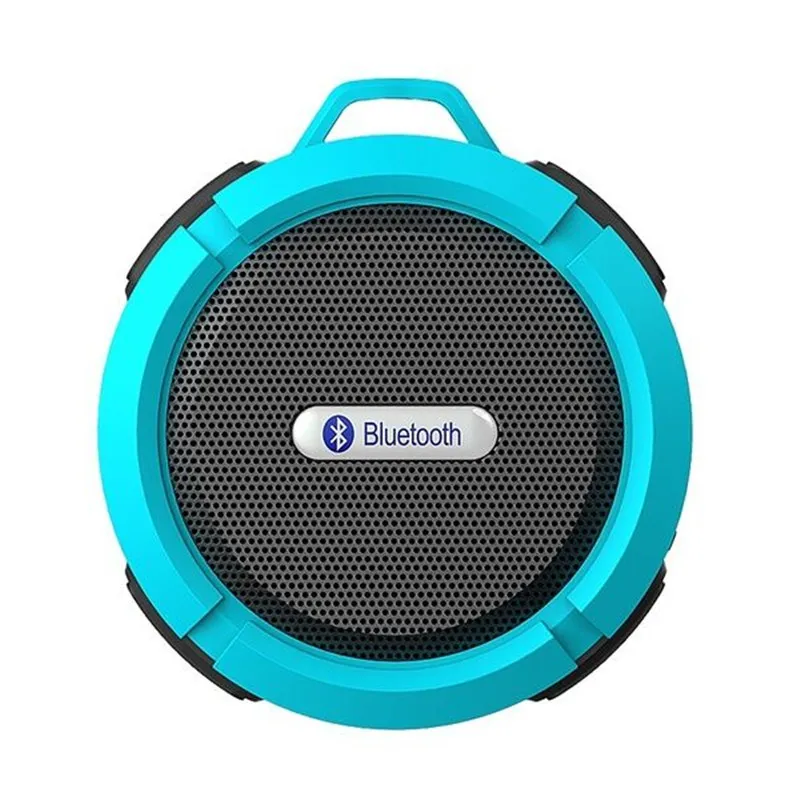 C6 Högtalare Portable Waterproof Wireless Bluetooth Speakers Sug Cup Hands Mic Voice Box för iPhone 6 7 8 iPad PC Phone9927071