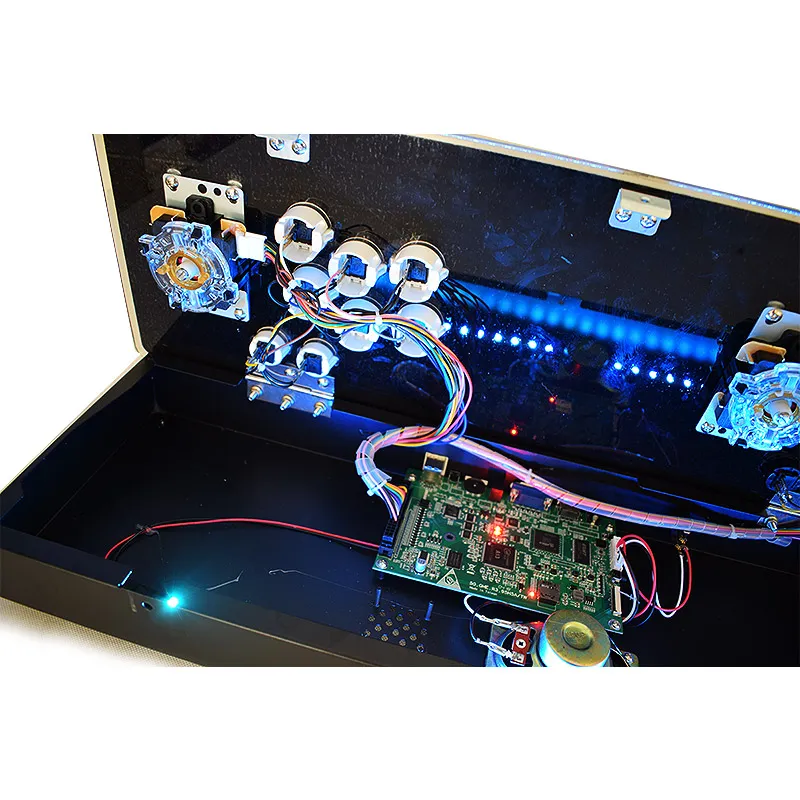 Pandora 5s może przechowywać 1299 1388 gier Arcade Console HD wyjściowa LED LED oświetlona powierzchnia akrylowa Zamień konsolę Arcade płytkę PCB Sanwa joystick