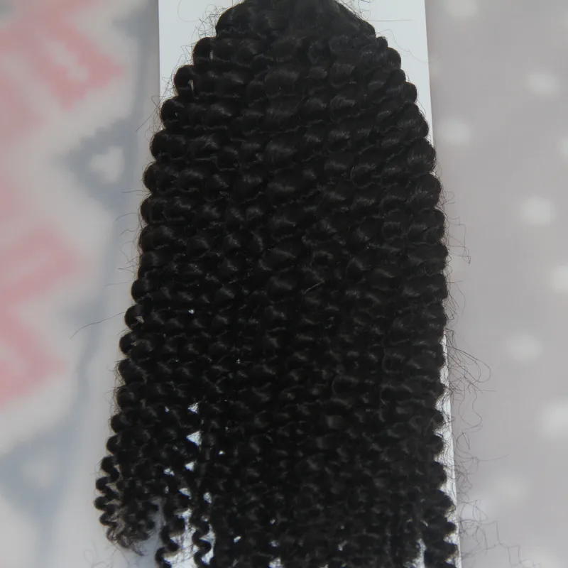 1 jato preto 1 pacotes de 10 a 26 Polegada trança de cabelo humano em massa sem trama mongol afro kinky encaracolado cabelo em massa para trança