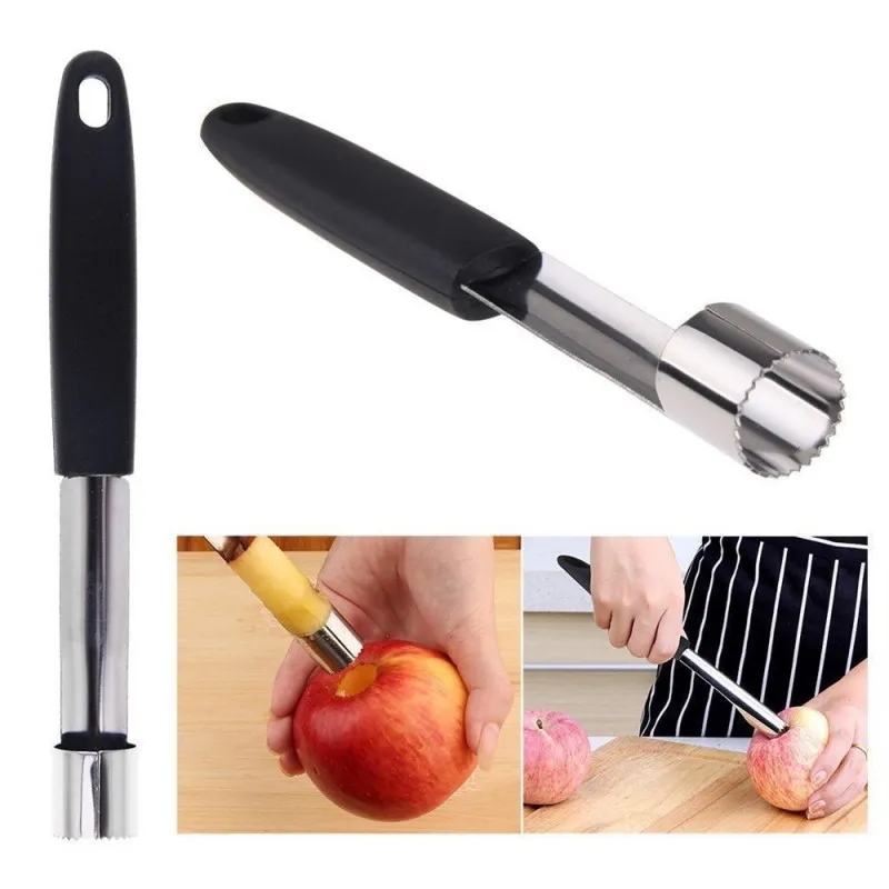 Apple Corer In Acciaio Inox Frutta Pera Corers Seed Remover Pitter Easy Twist Kitchen Corer Spedizione gratuita