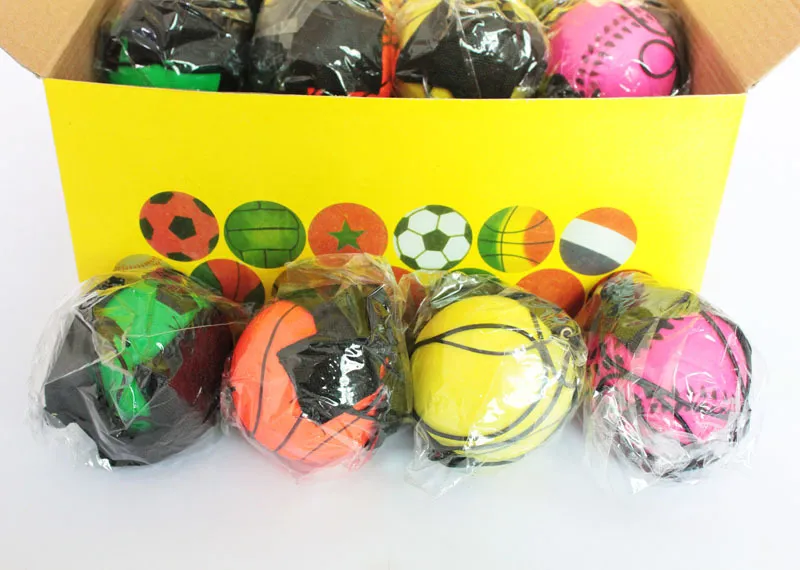 Throwing Bouncy Rubber Balls Kids Funny Elastic Reaction Training Wrist Band Ball For Outdoor Games Toy Novelty 25xq UU