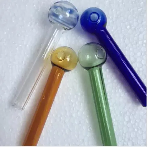 10cm Colored Glass Oil Burner Pipe