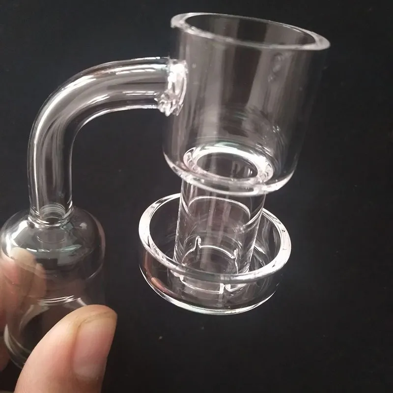 석 영 터 닝 진공 Banger 손톱 석 영 Banger Domeless Terp Slurper Up 오일 손톱 유리 봉에 대 한 10mm 14mm 18mm 금연 워터 파이프