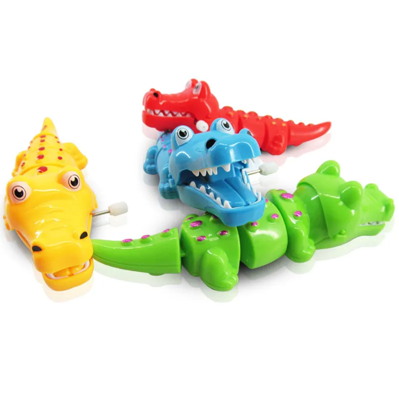 Frete grátis Crianças Criatividade Commodity Clockwork brinquedos de crocodilo Dos Desenhos Animados animal pequeno brinquedo Best selling toy