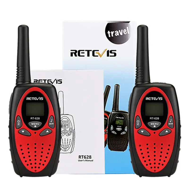 Retevis RT628 Mini Rádio Infantil Walkie Talkie Crianças 0,5 W VOX PTT LCD PMR Frequência Rádio Ham Portátil Transceptor Hf Melhor