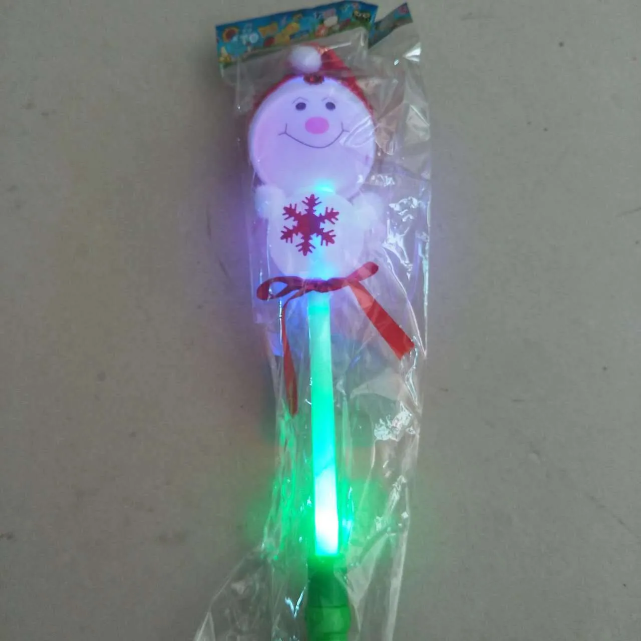 luminescence Christmas Snowman bar wholesale all kinds of handheld luminous rod flash rod factory direct selling LED Light Sticks