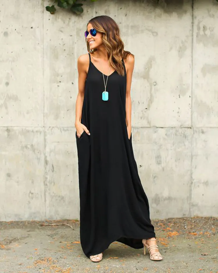 Vestidos largos casuales 2018 sales