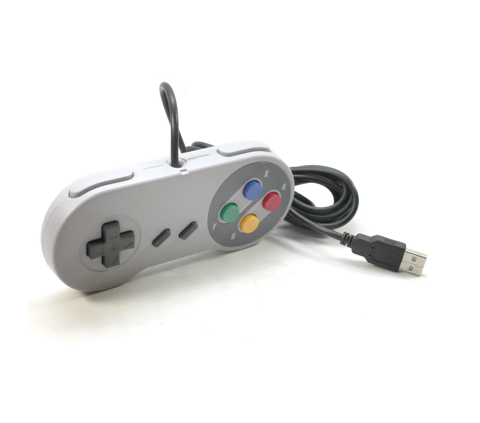 Classic USB PC Controller Gamepad Joypad Joystick Sostituzione Super Nintendo SF SNES NES Mac Tablet PC xv10 200 pz/lotto