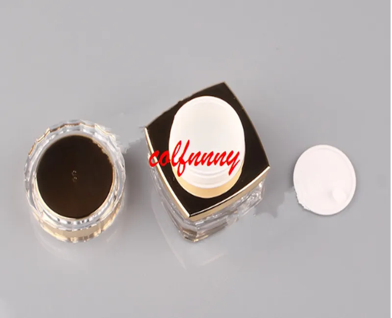 5g 10g 20g 30g 50g Top Grade Clear Acrylic Empty Bottle jar Eye Gel Lipstick Sample Empty Cosmetic Containers