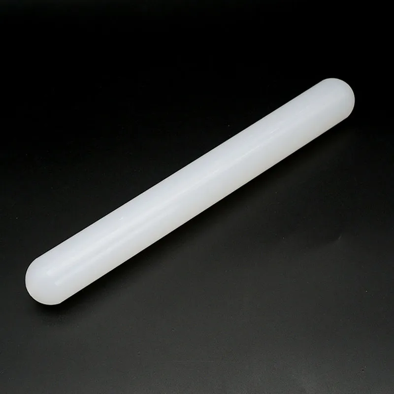 Weißer 23 cm Antihaft-Gleit-Fondant-Nudelholz-Fondant-Kuchen-Teig-Roller, der Kuchen-Rollen-Backen-Werkzeug ZA5637 verziert