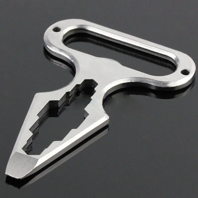 Outdoor EDC Self Defense Spike Multifunction Tool Wrench Bottle Opener Screwdriver Mutli-tools