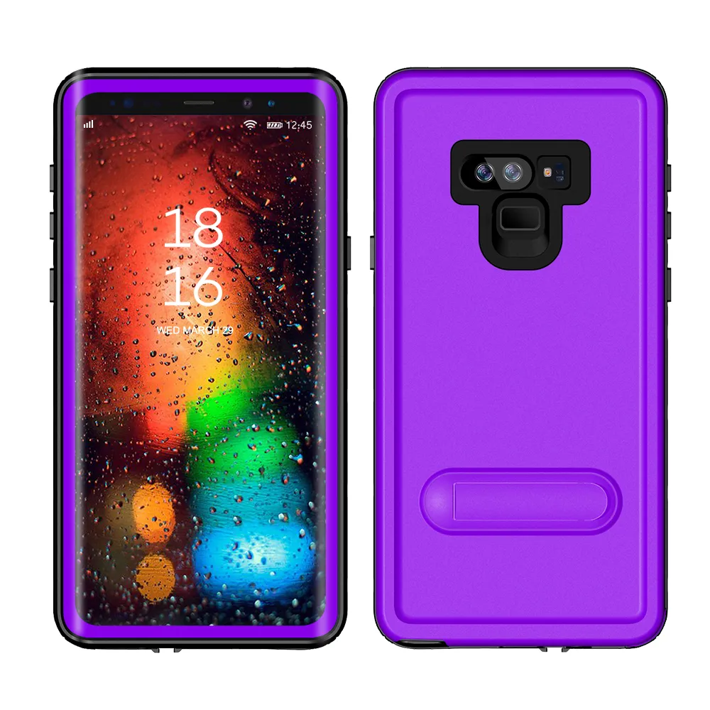 Redpepper Dot Seriesの防水耐衝撃キックスタンドケース用iPhone X XS XR XS MAX Galaxy S8 S8 Plus S9 S9 Plus Note 9 Note 8小売40PCS