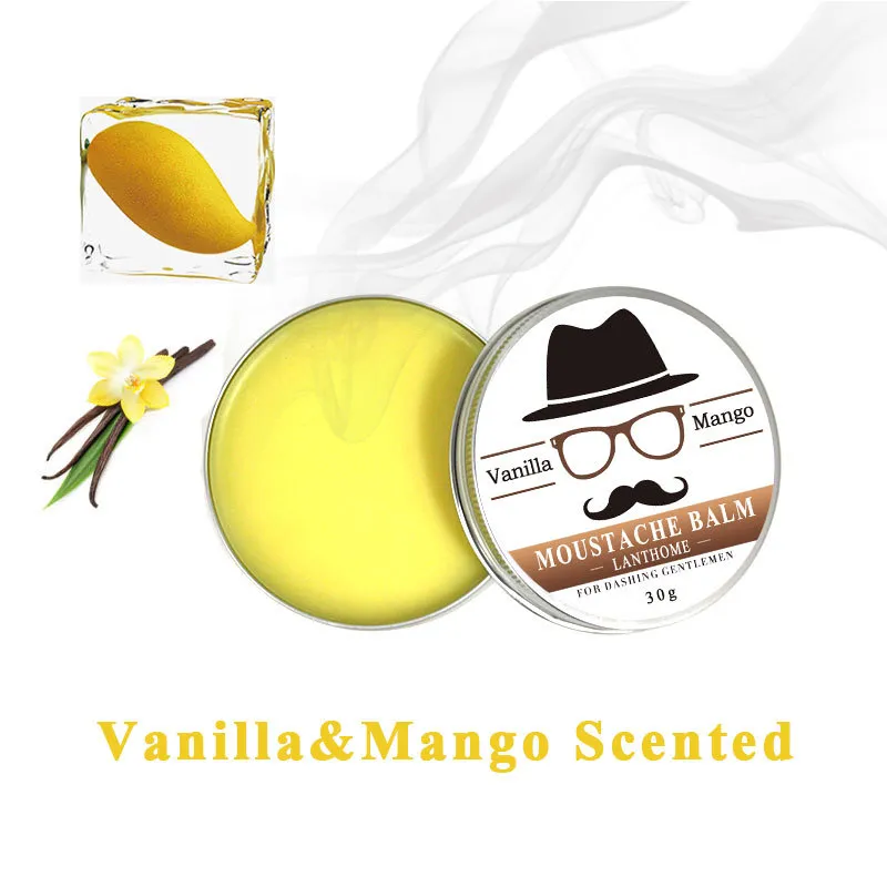 100% Natural AftersHave Barba Balm Bigode Cera Para Estilo Beeswax Hidratante Smootando Sleeting Cuidados Beard