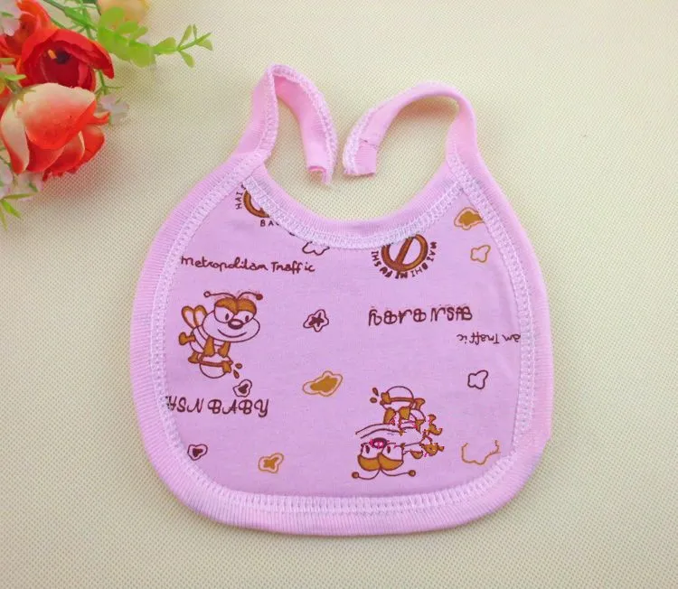 Mix colors new design Baby accessories cotton feeding baby Feed newborn cartoon Slobber Bib Baby T2I042