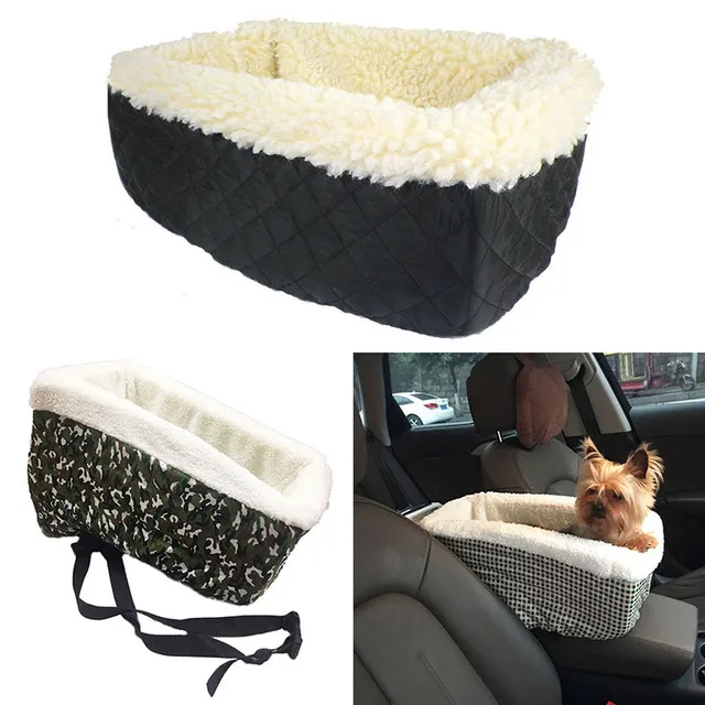 Universal Vehicle Pet Seat Cover Nonslip Quilted Pet Hammock Bil bärare Bärande hund Väskor för små hundar utomhus resesäkerhet bilförsörjning