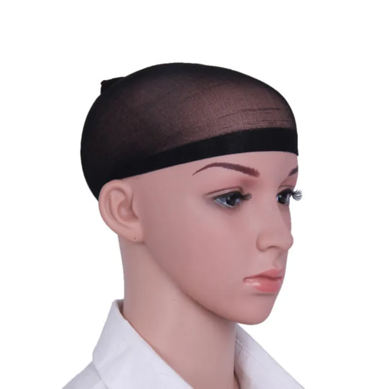 كامل الشعر شبكة Deluxe Cap Cap Liner Hairnet مرنة الشبكة Glueless Dome wig203h